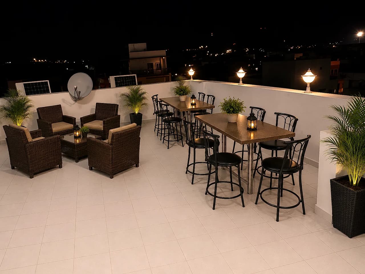Rooftop restaurant at Hotel Siddhi Vinayak, Jodhpur 4