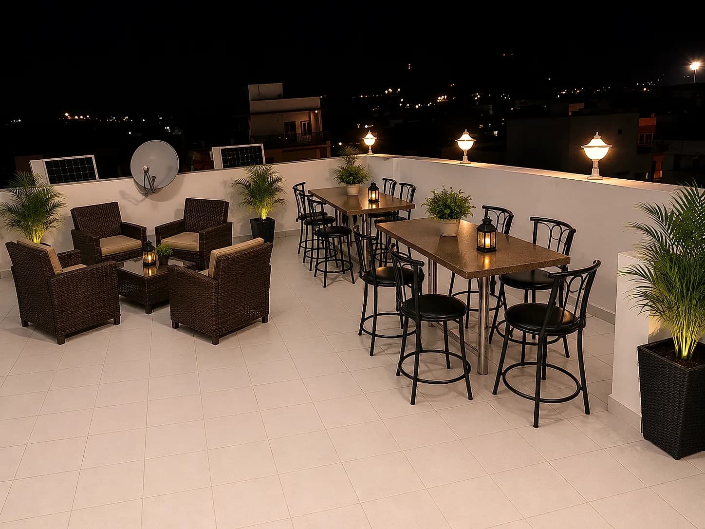 Rooftop restaurant at Hotel Siddhi Vinayak, Jodhpur 4