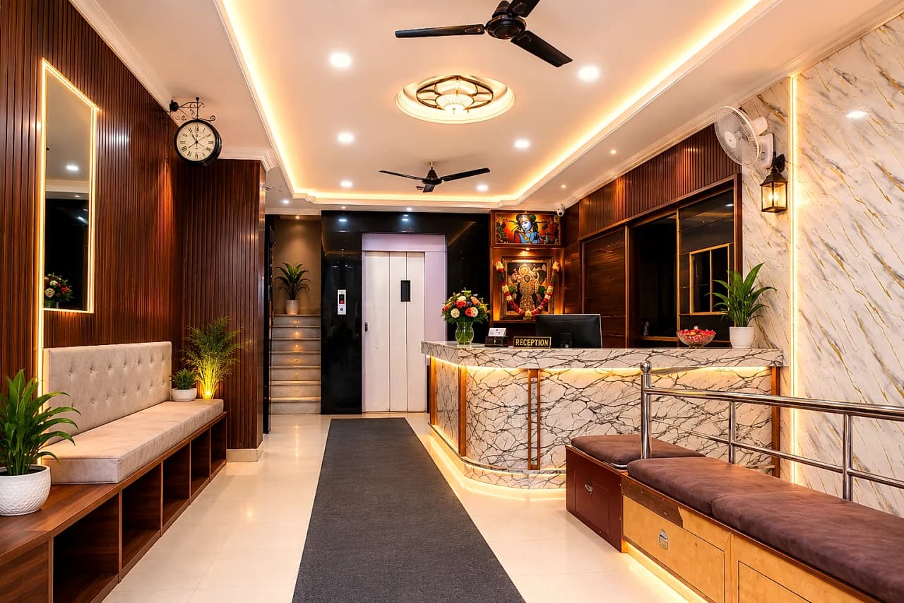 Reception and lobby at Hotel Siddhi Vinayak, Jodhpur 3
